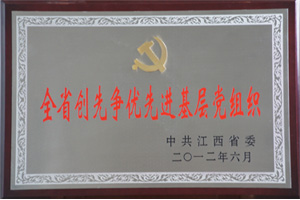 全省創(chuàng)先爭優(yōu)先進(jìn)基層黨組織